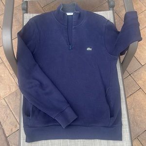 Lacoste quarter zip sweater